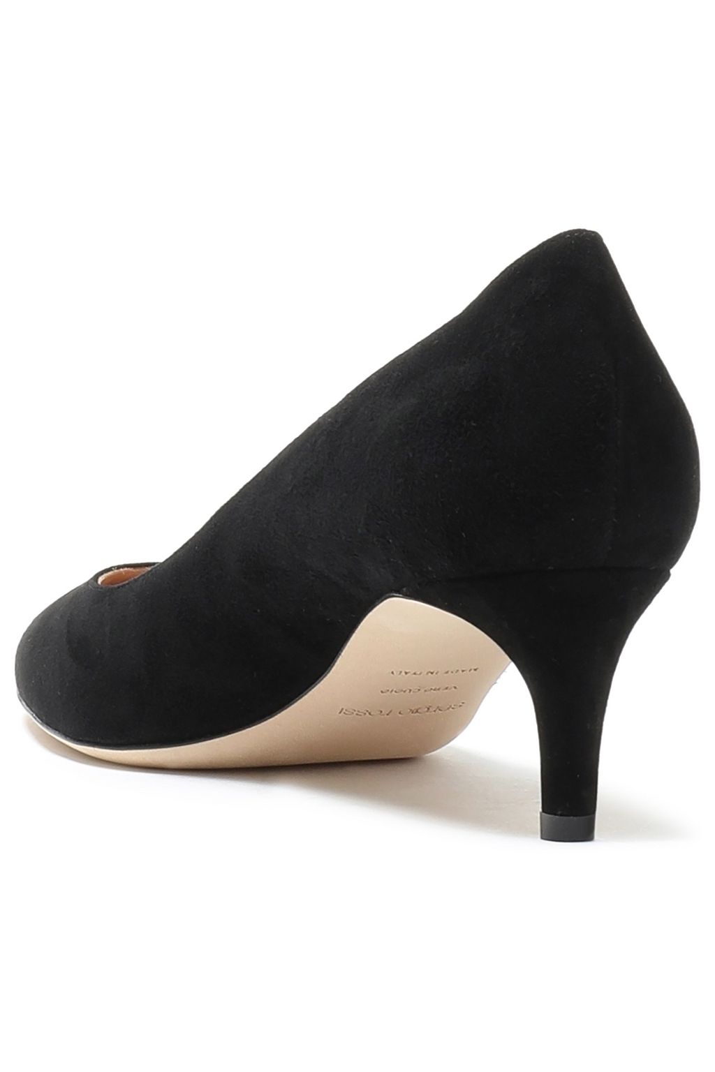 SERGIO ROSSI Madame suede pumps