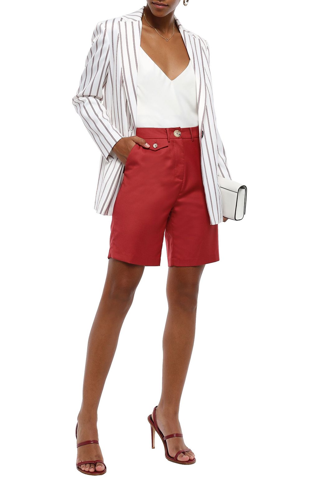 ANNA QUAN Twill shorts