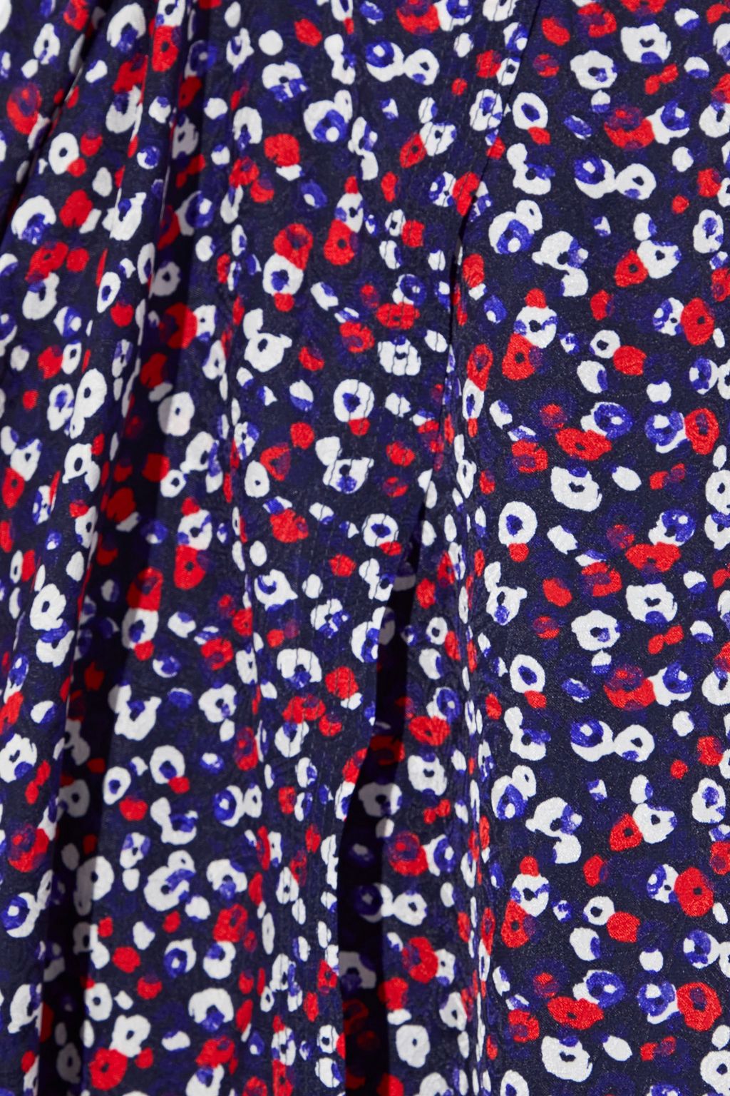 DEREK LAM Floral-print silk-jacquard blouse
