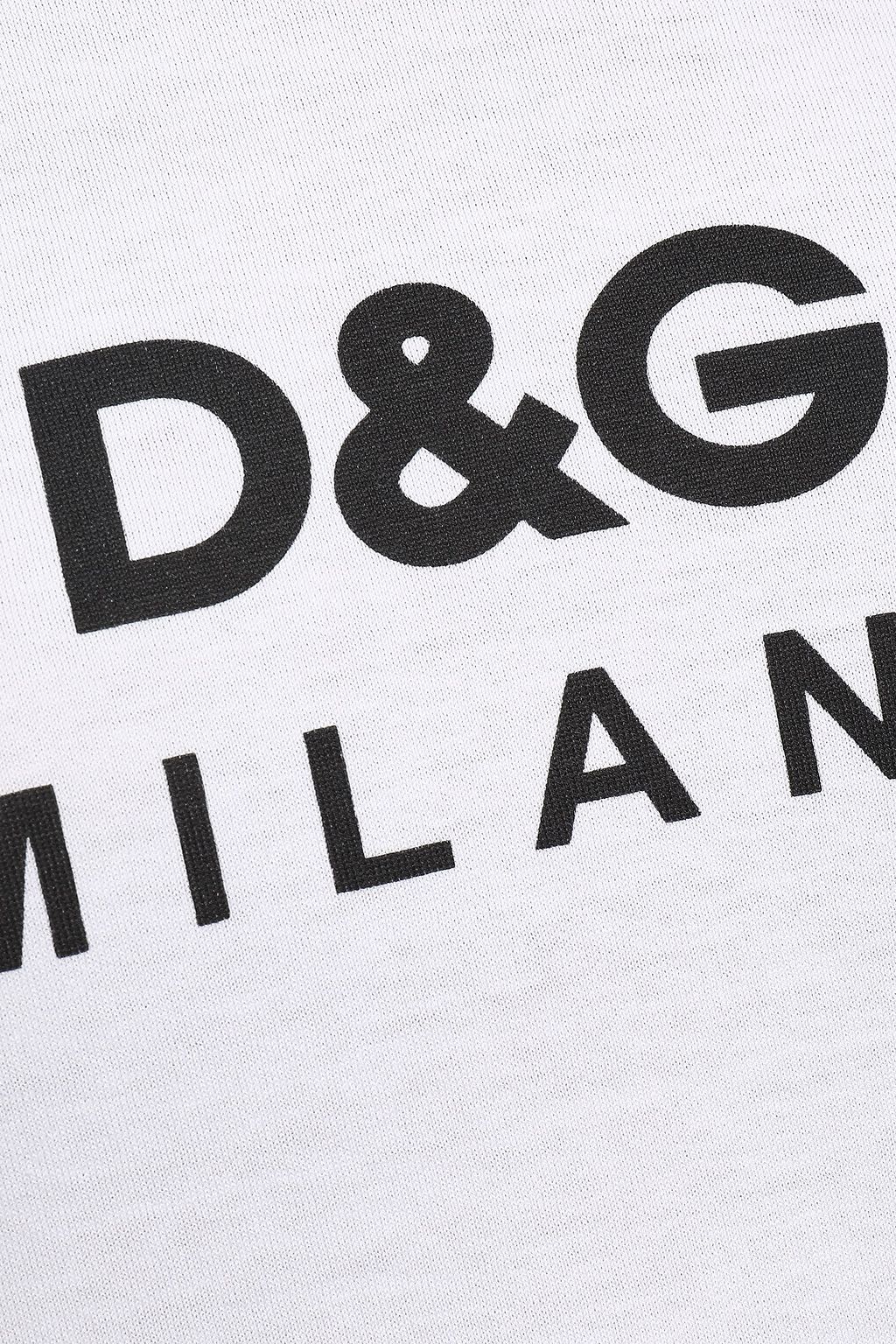 DOLCE&GABBANA Printed cotton-jersey T-shirt