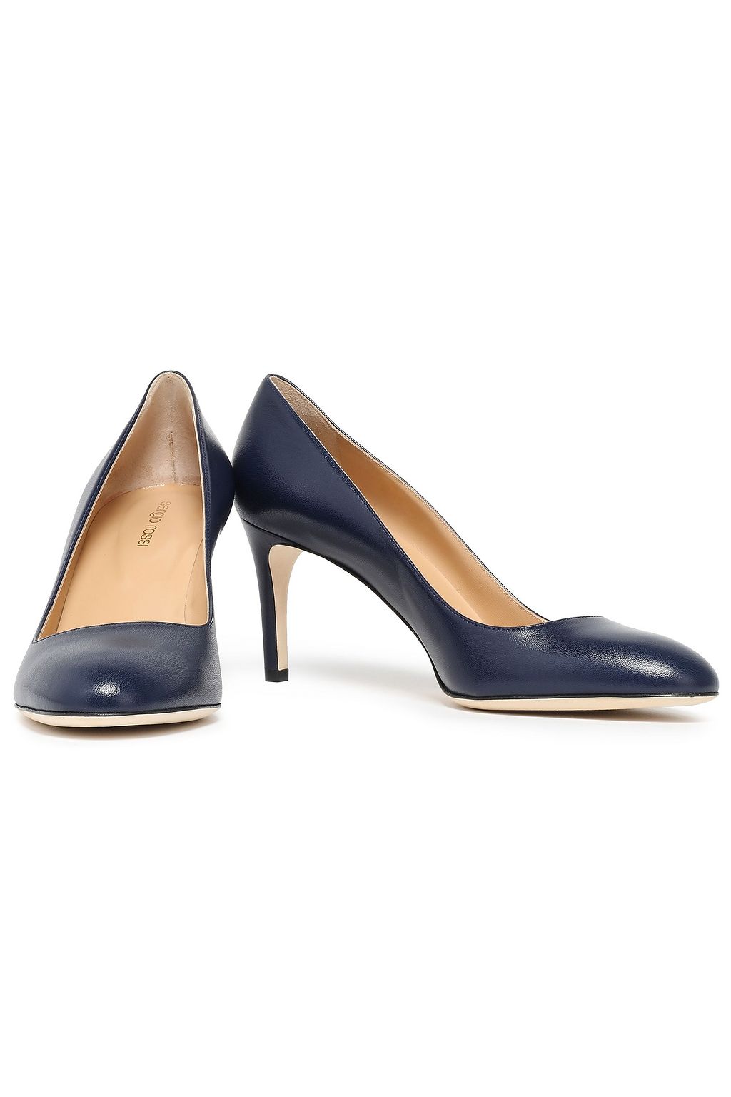 SERGIO ROSSI Madame leather pumps