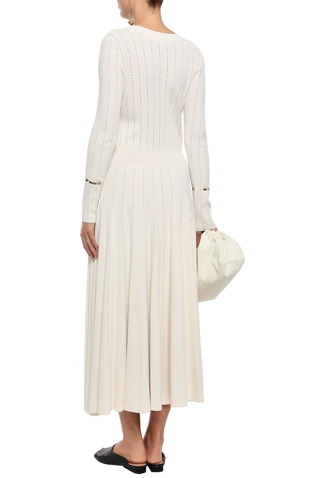 CASASOLA Stretch-knit midi dress
