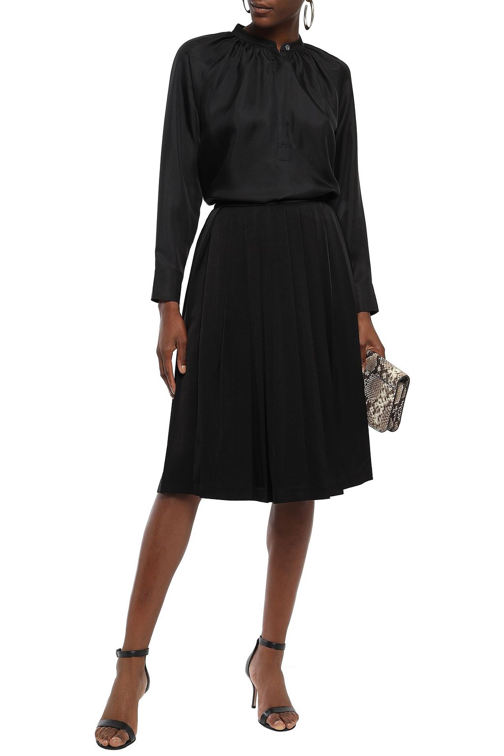 filippa k satin crepe dress