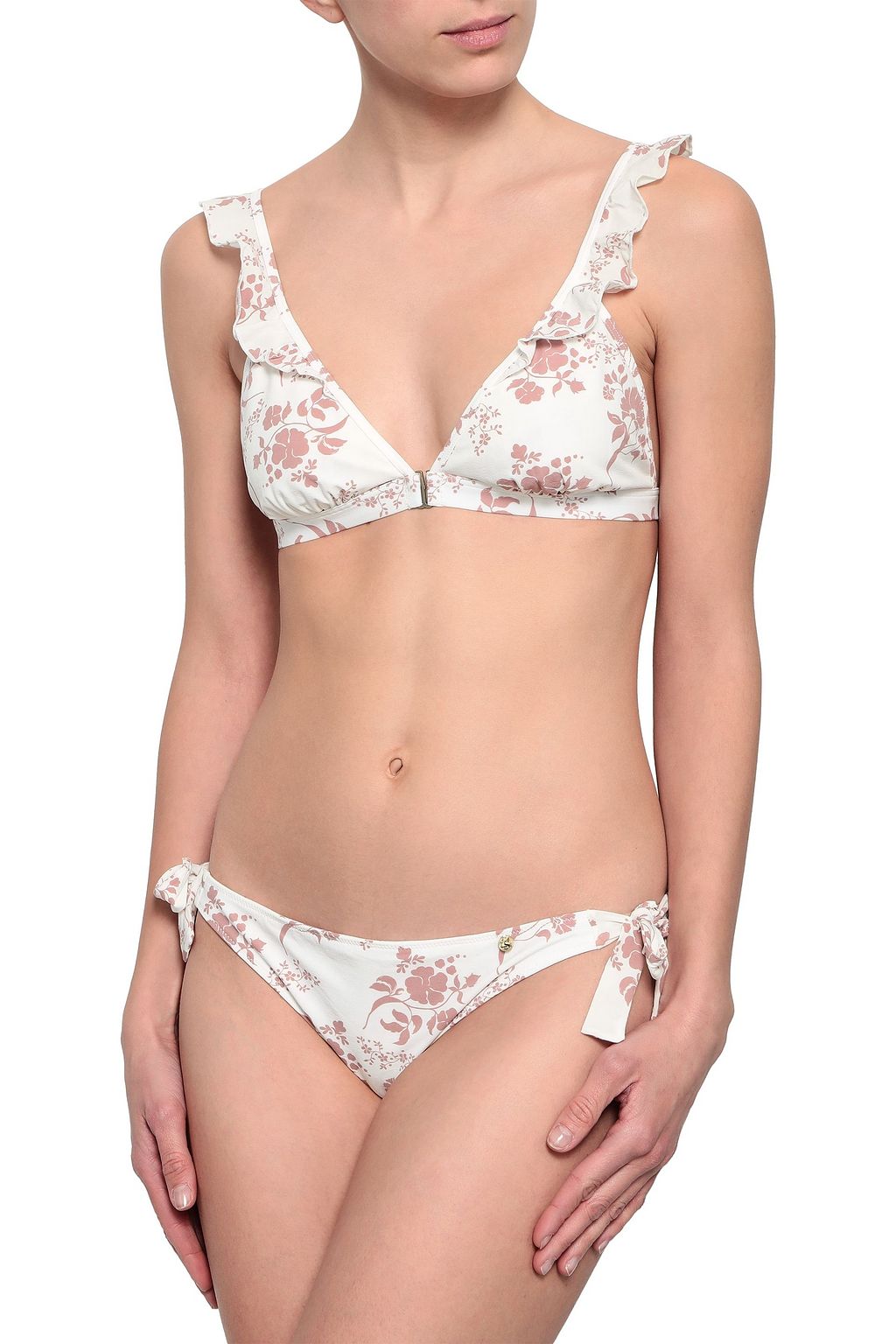 LOVE STORIES Floral-print low-rise bikini briefs