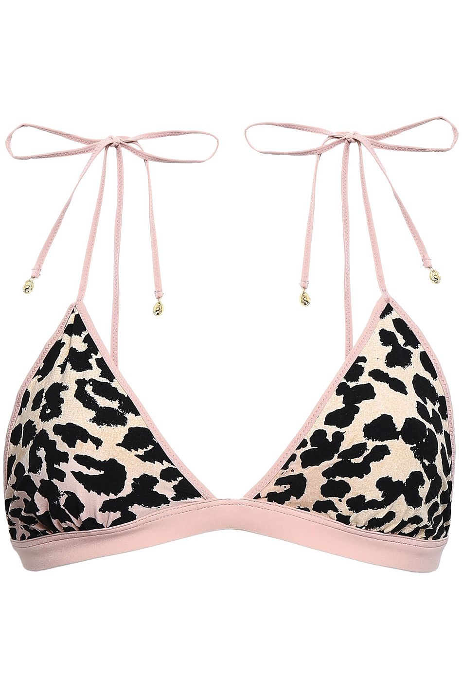 leopard triangle bikini