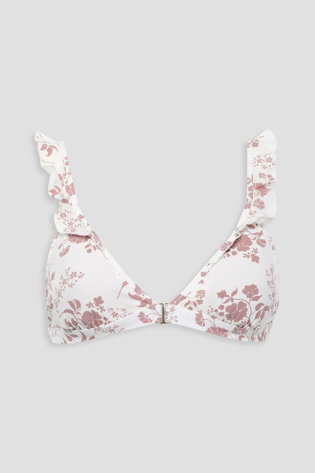 ruffle triangle bikini