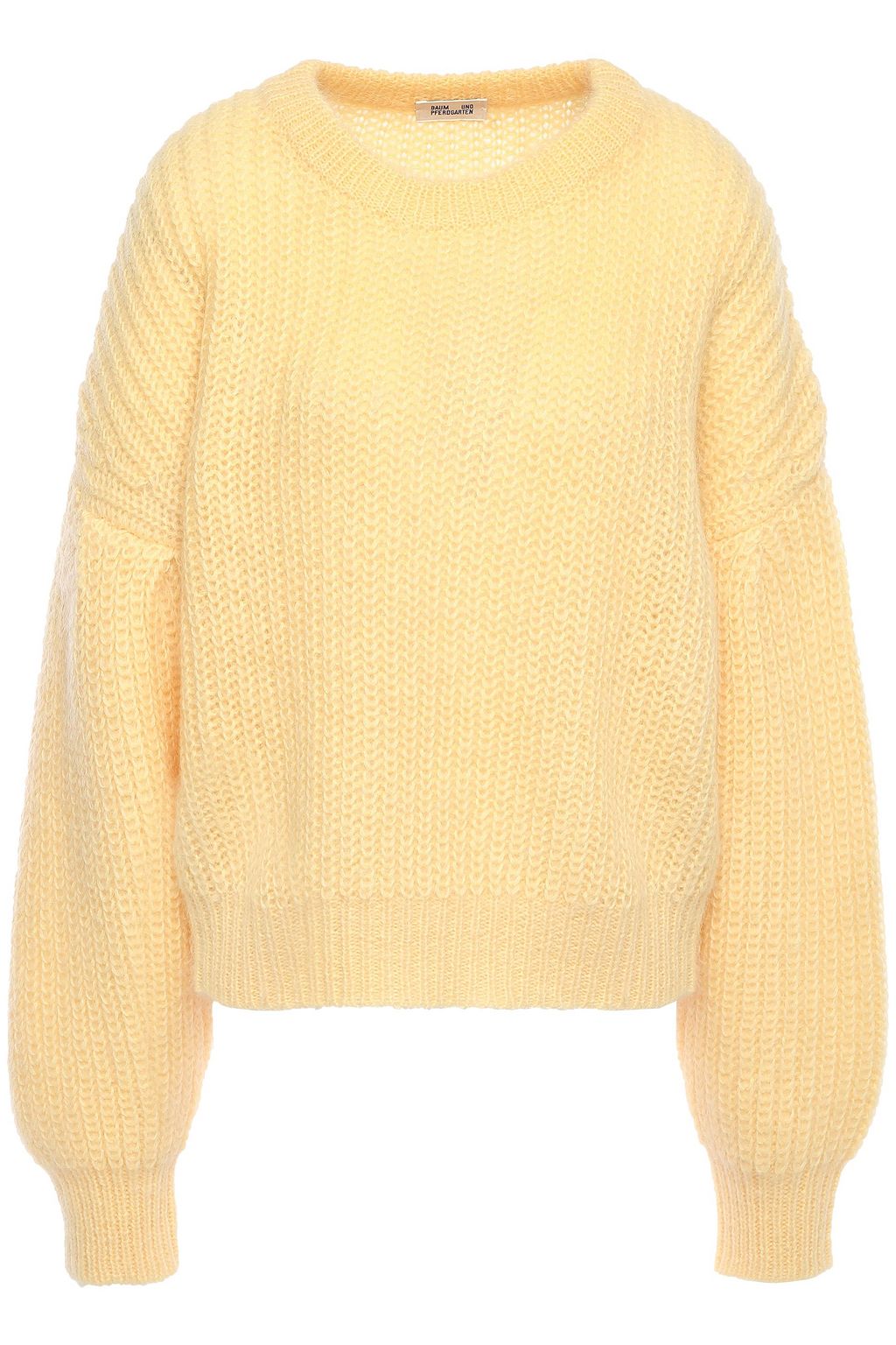 yellow knit sweater