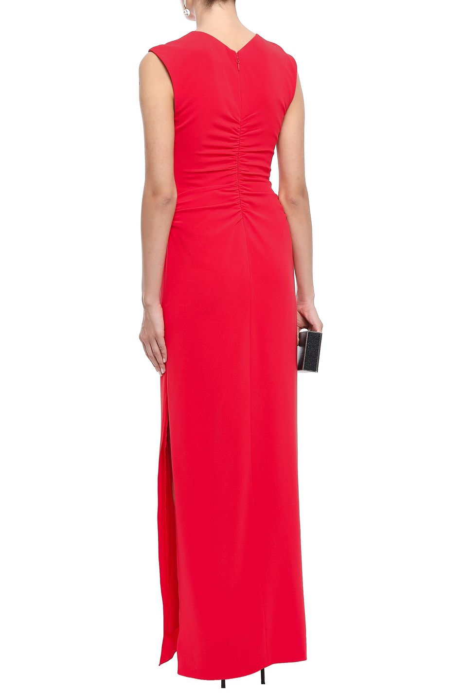 tomato red gown