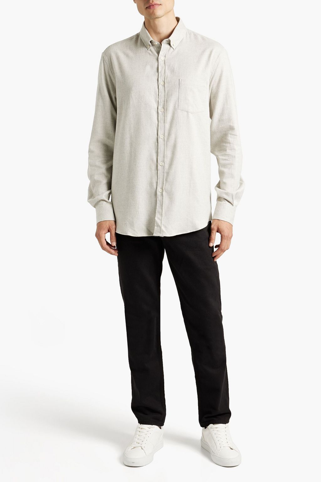 SUNSPEL Cotton-twill shirt