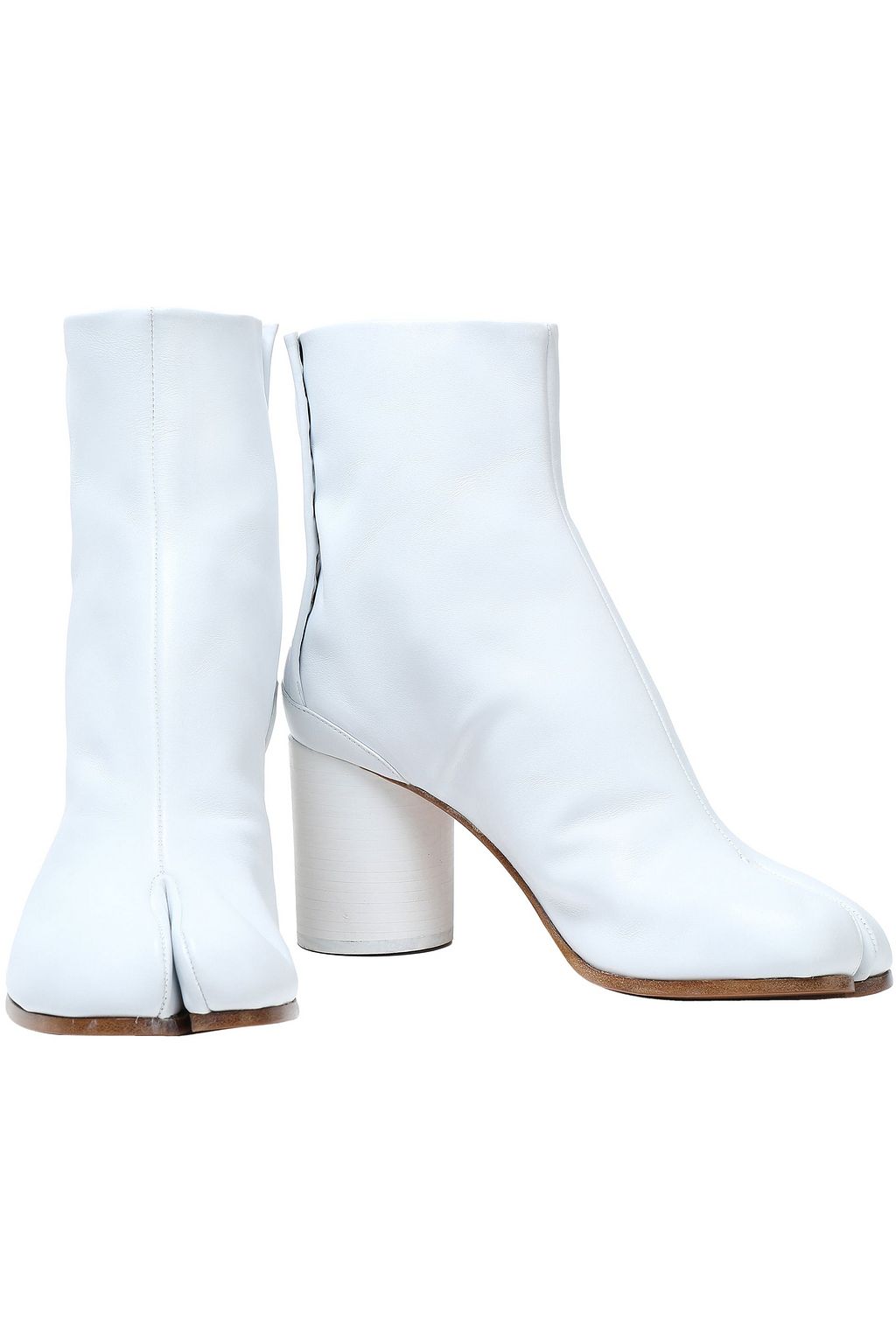 tabi split toe leather ankle boots