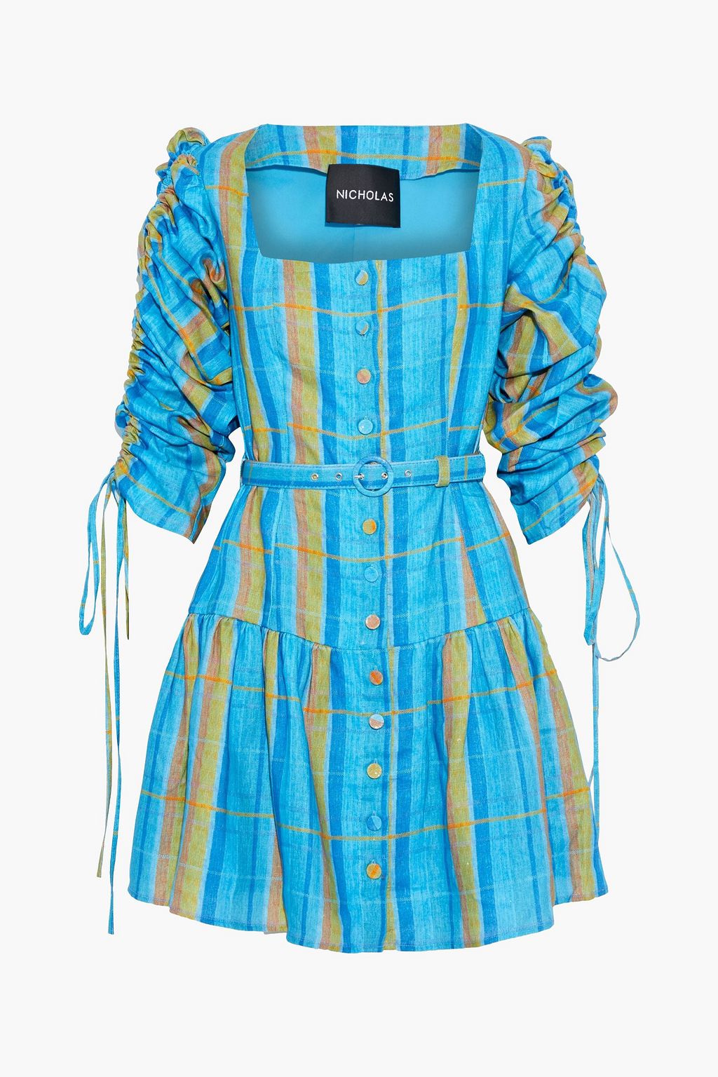 nicholas linen dress