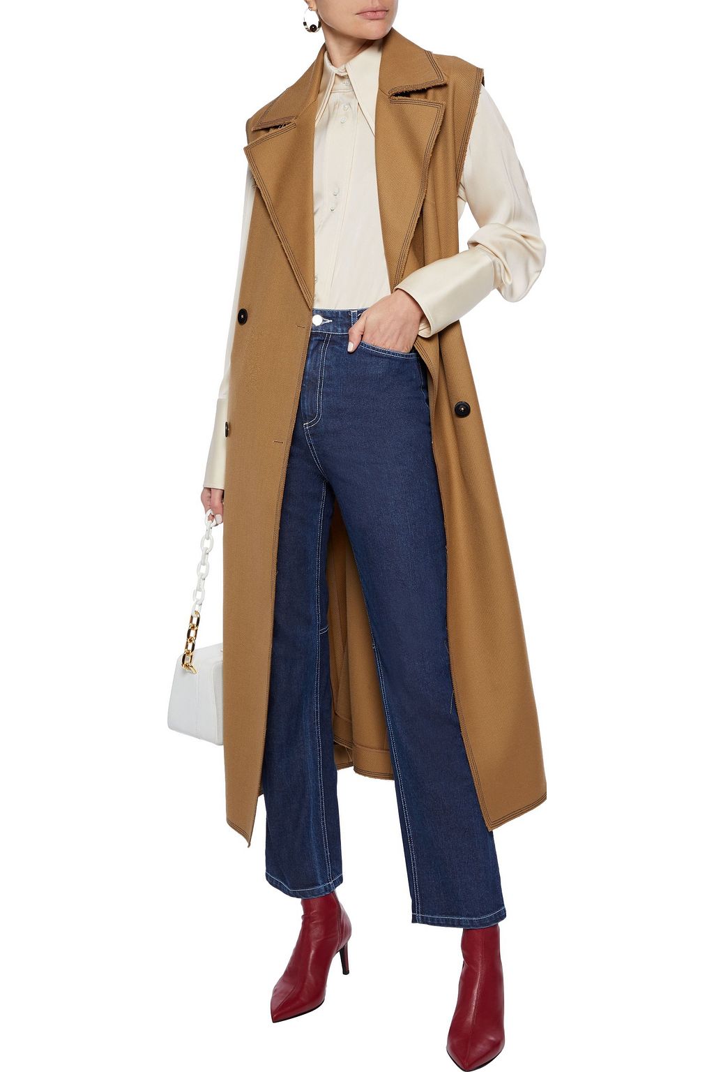 ROSETTA GETTY High-rise bootcut jeans