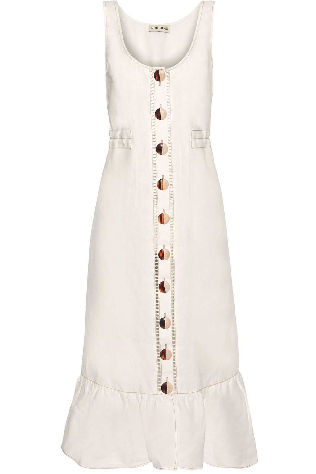nicholas linen dress
