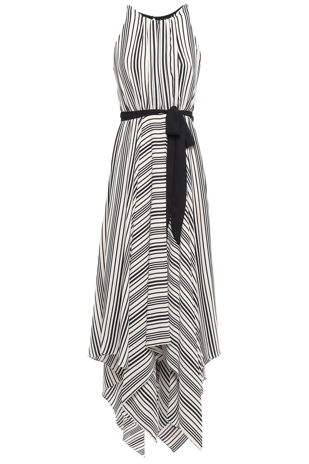 halston heritage asymmetrical dress
