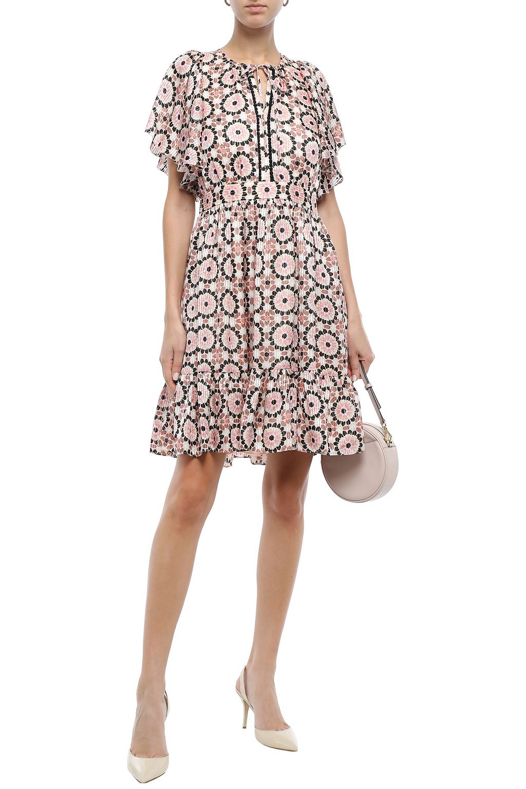 kate spade metallic jacquard dress