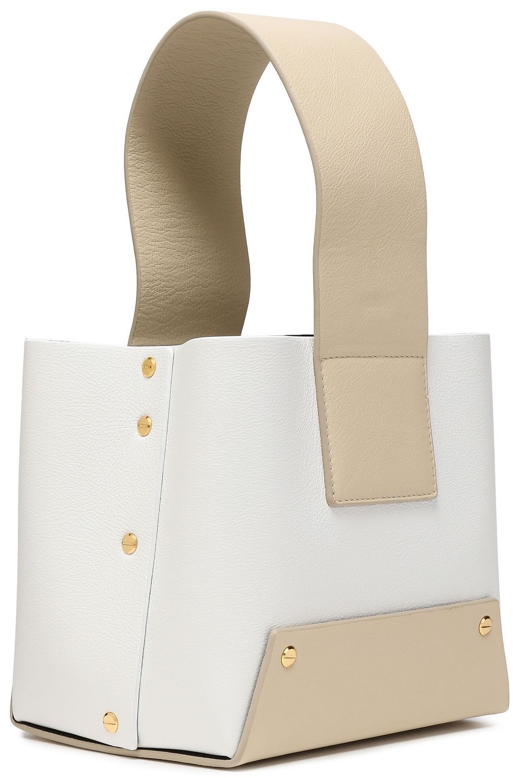 YUZEFI Tab textured-leather tote