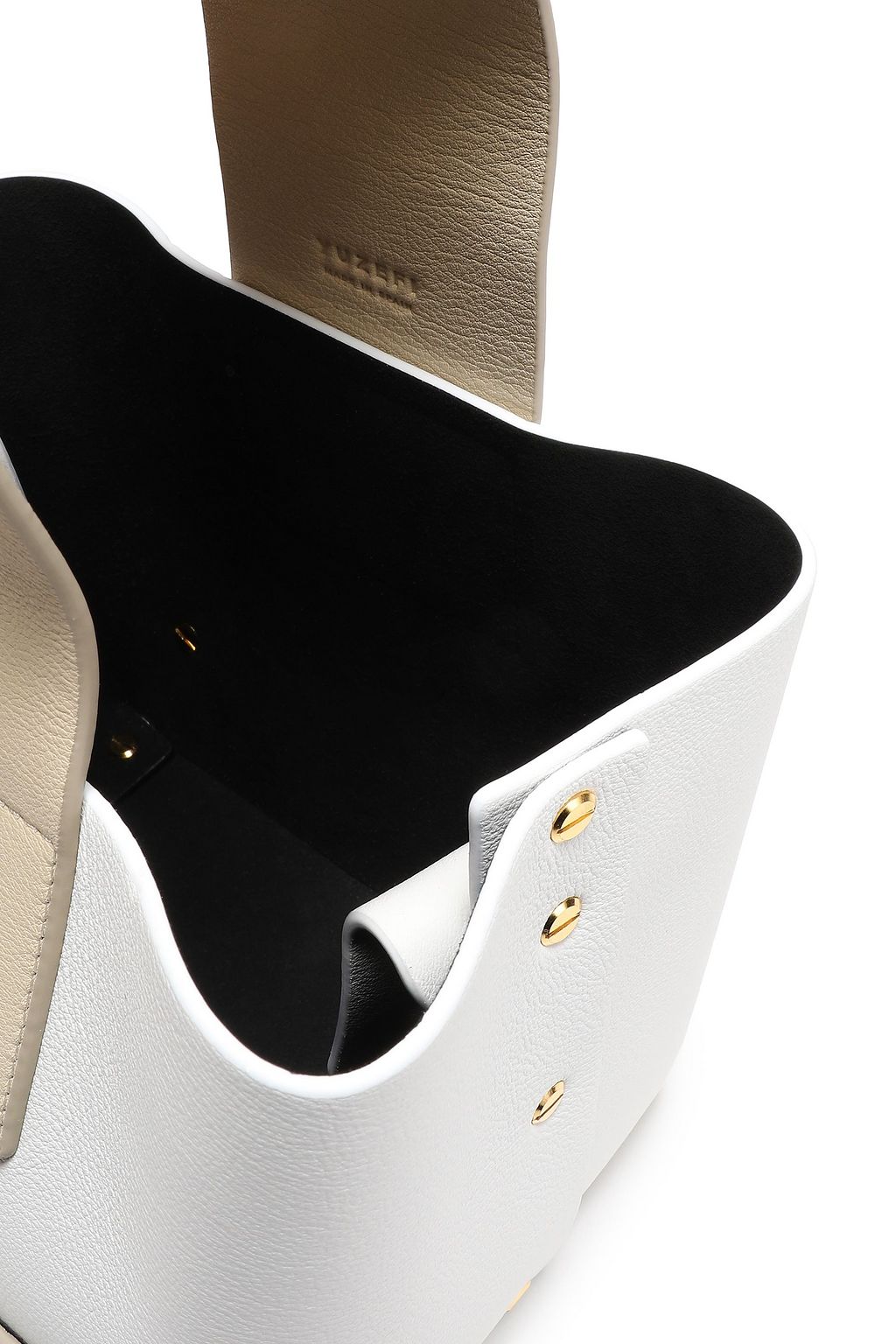 YUZEFI Tab textured-leather tote