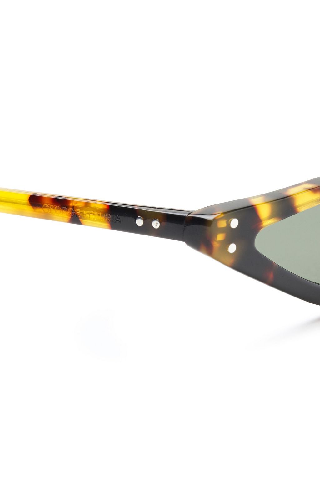 GEORGE KEBURIA Cat-eye tortoiseshell acetate sunglasses