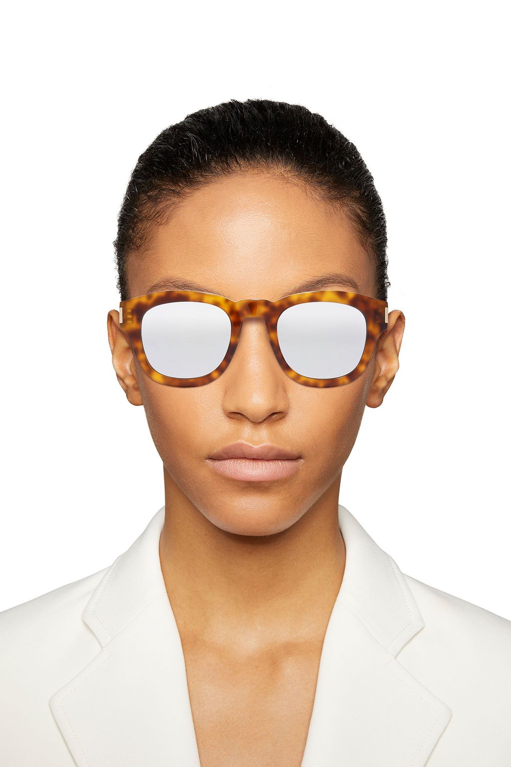 SAINT LAURENT D-frame tortoiseshell acetate sunglasses