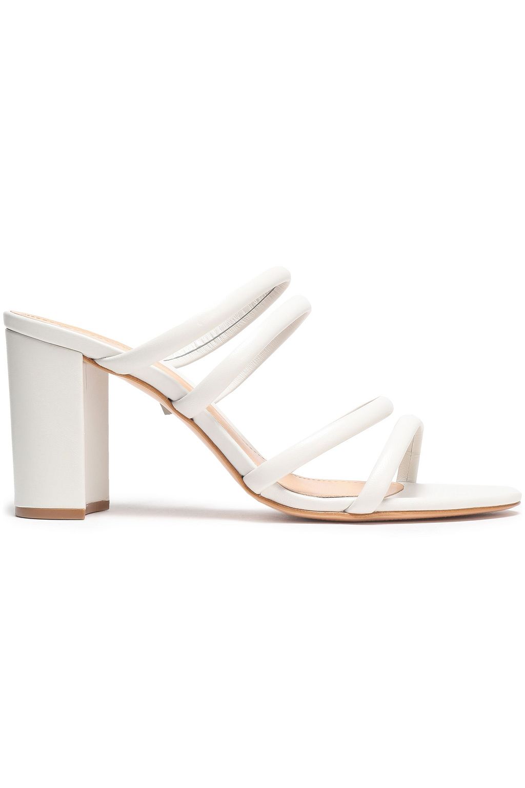schutz white mules