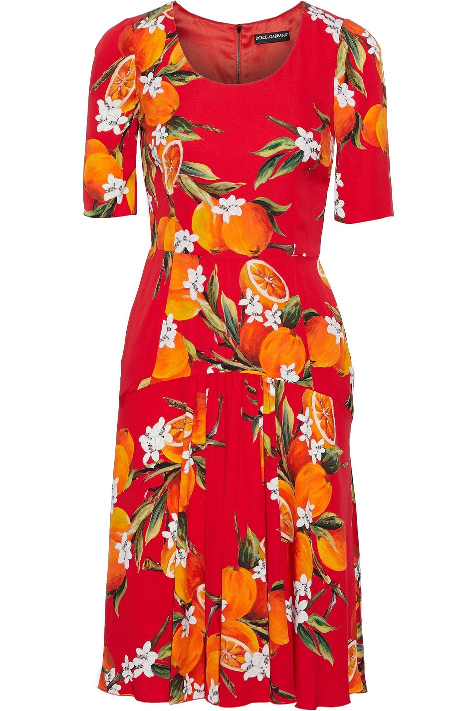 dolce gabbana red dress