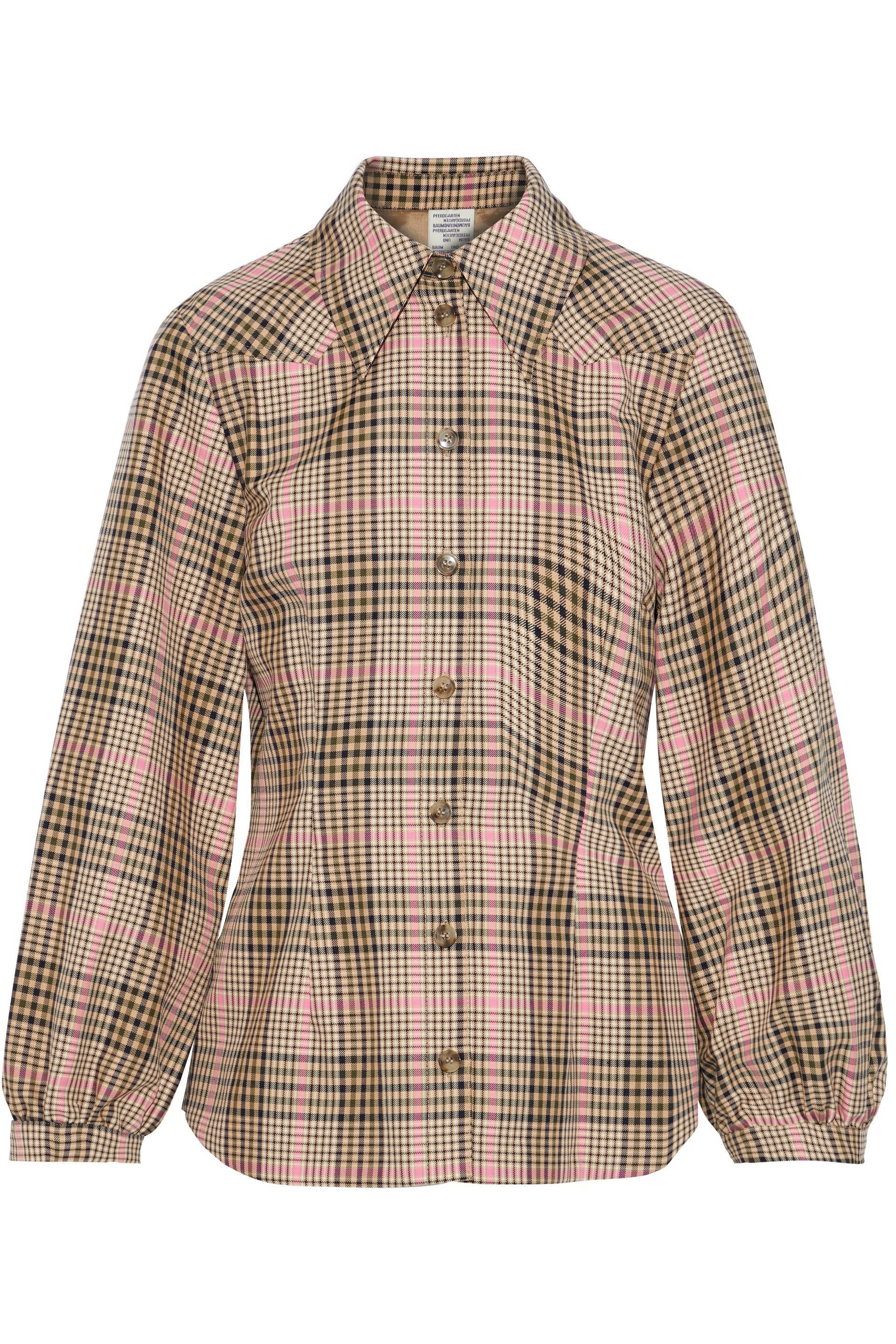 BAUM UND PFERDGARTEN Bonny checked woven shirt