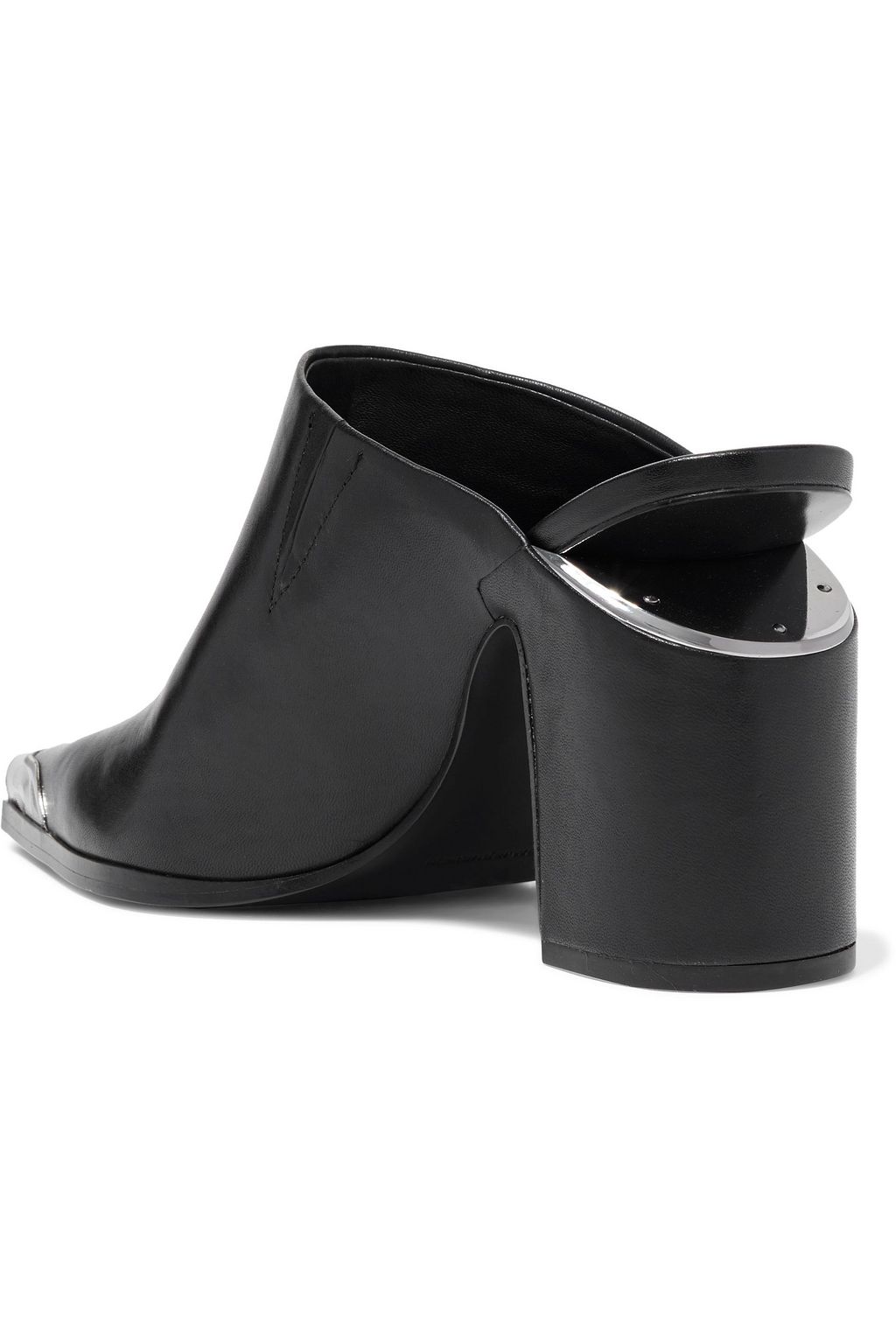 ALEXANDER WANG Su embellished leather mules