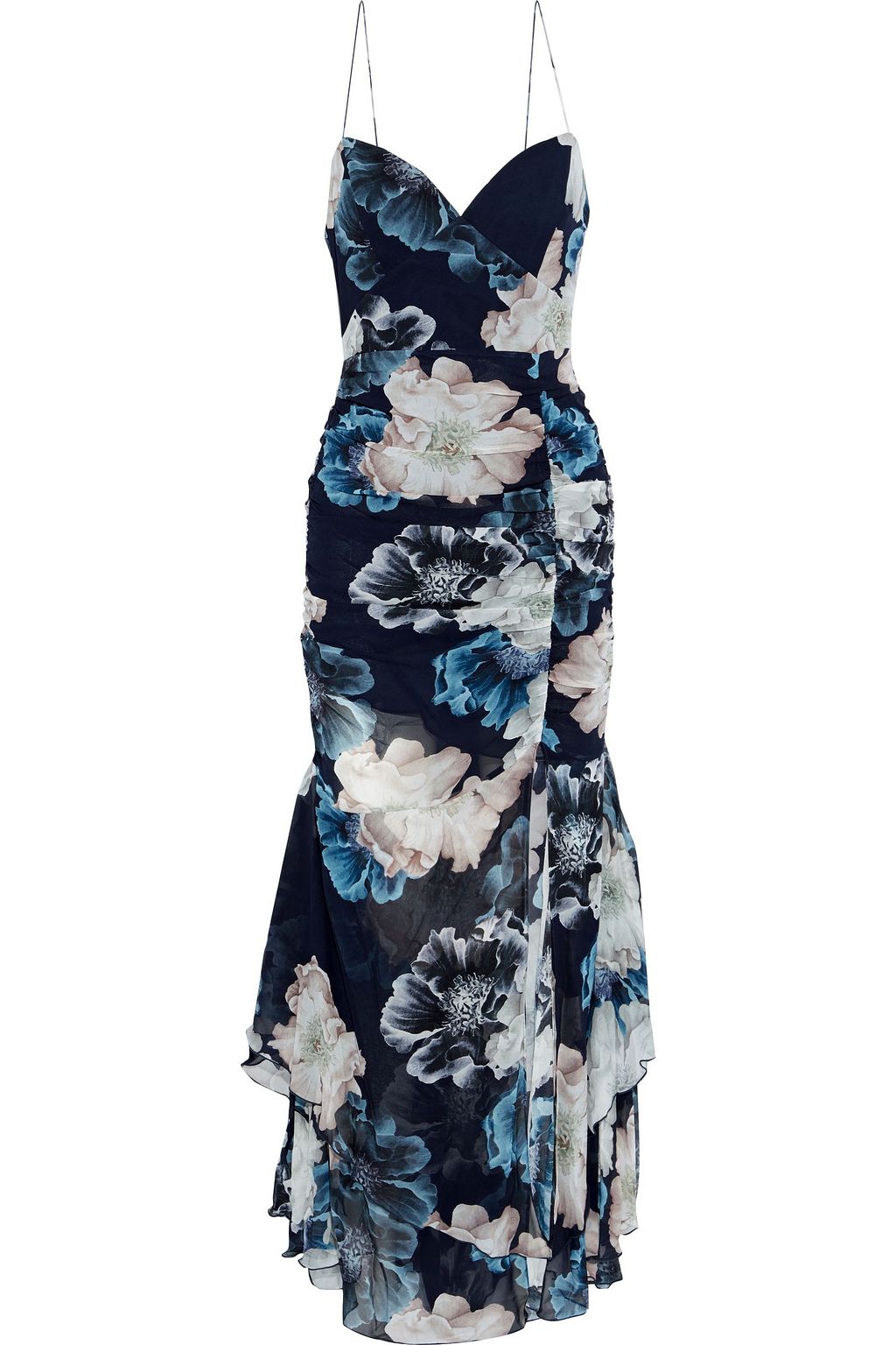 silk chiffon gown