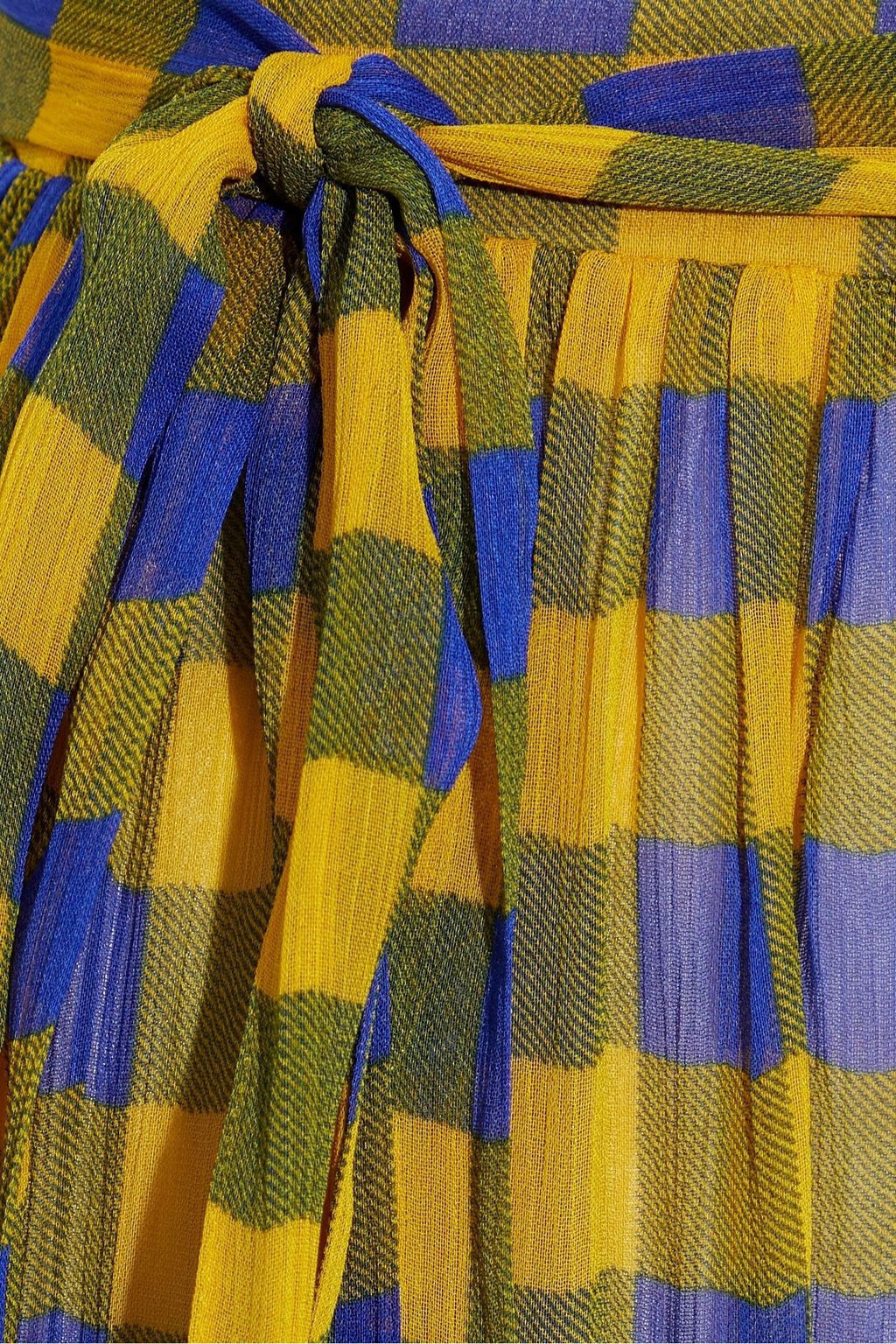 BAUM UND PFERDGARTEN Selda gathered printed georgette skirt