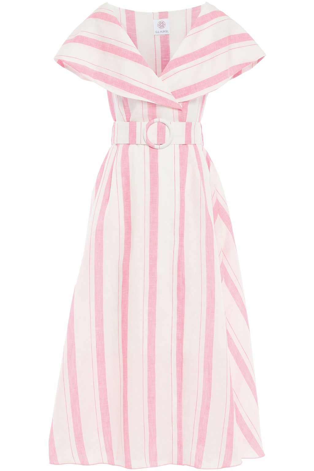 baby pink dress midi