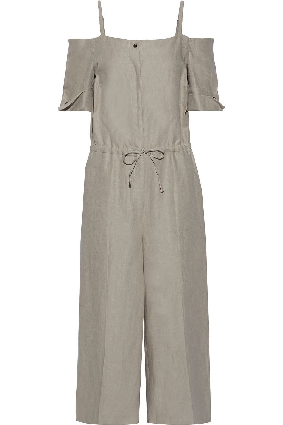 linen wide leg jumpsuit