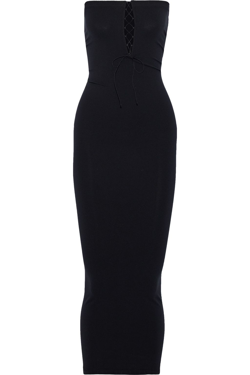 stretch jersey maxi dress
