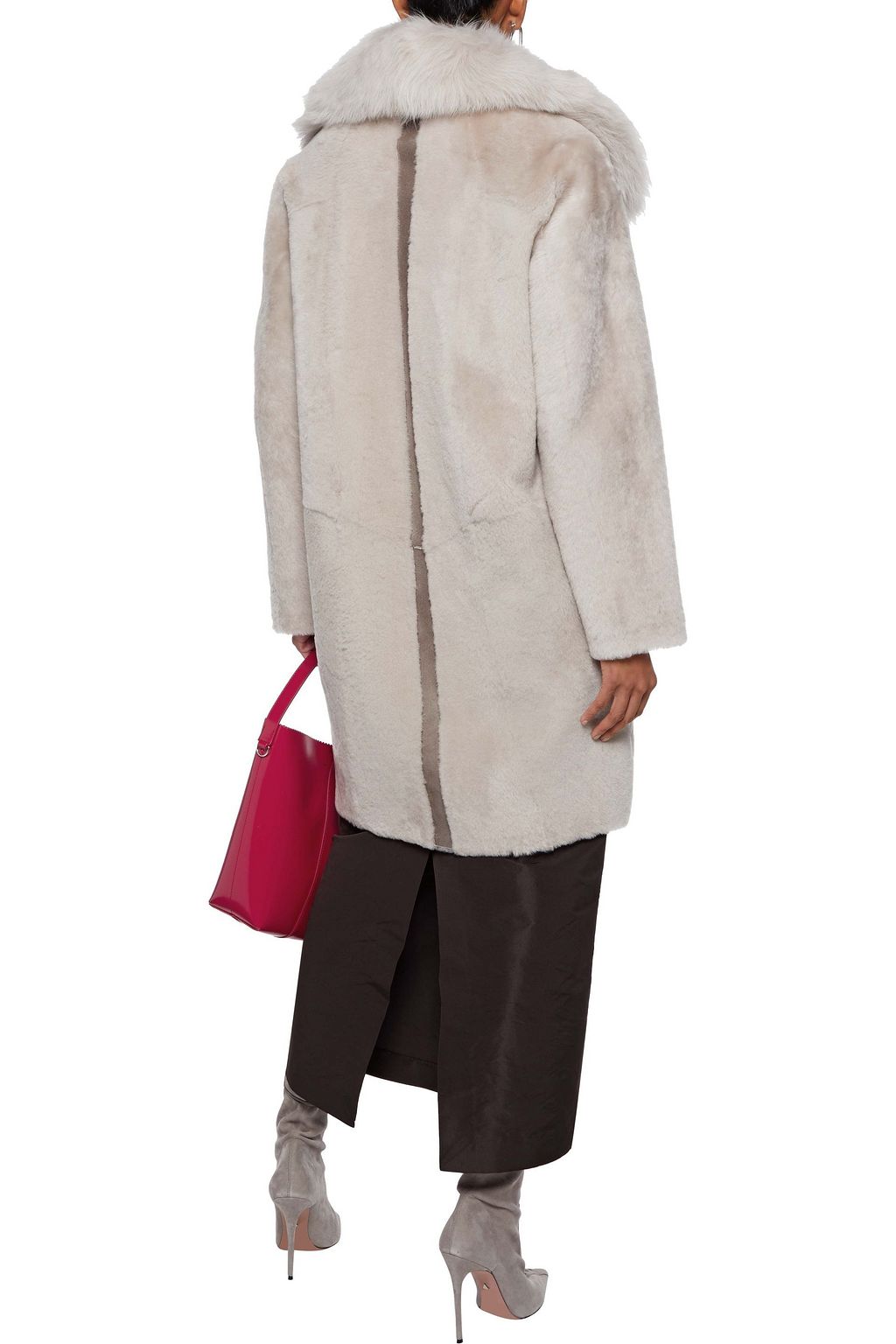 DOM GOOR Reversible shearling coat