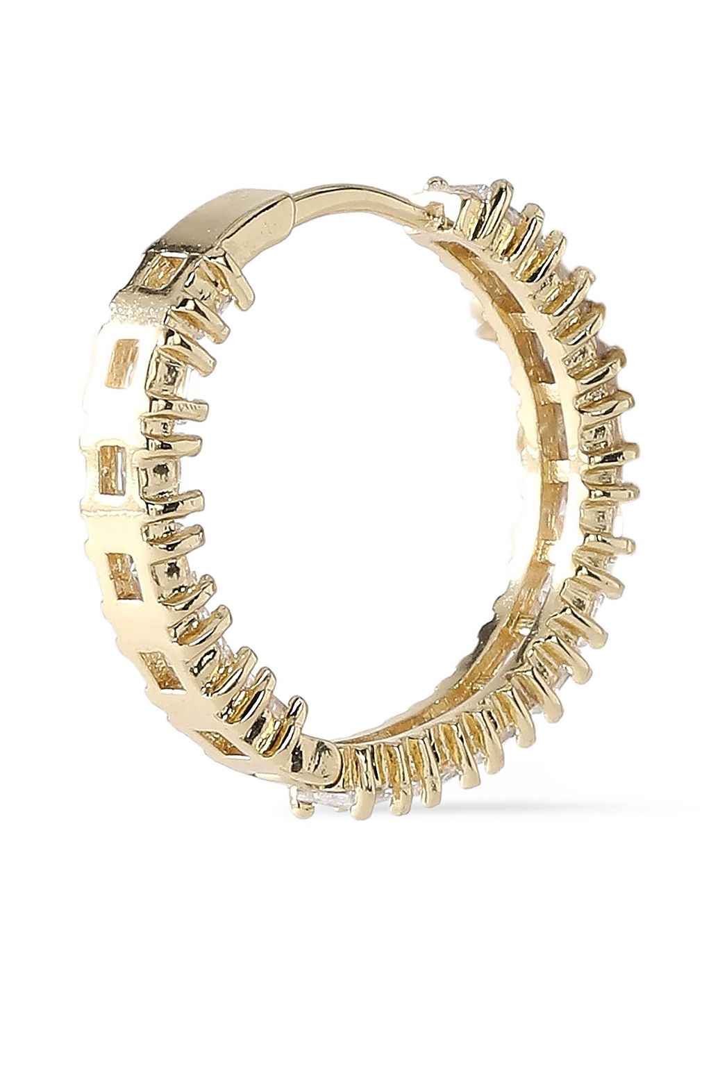 KENNETH JAY LANE Gold-tone crystal earrings