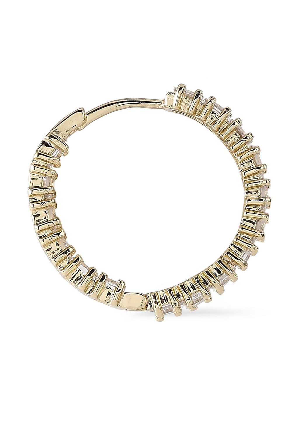 KENNETH JAY LANE Gold-tone crystal earrings