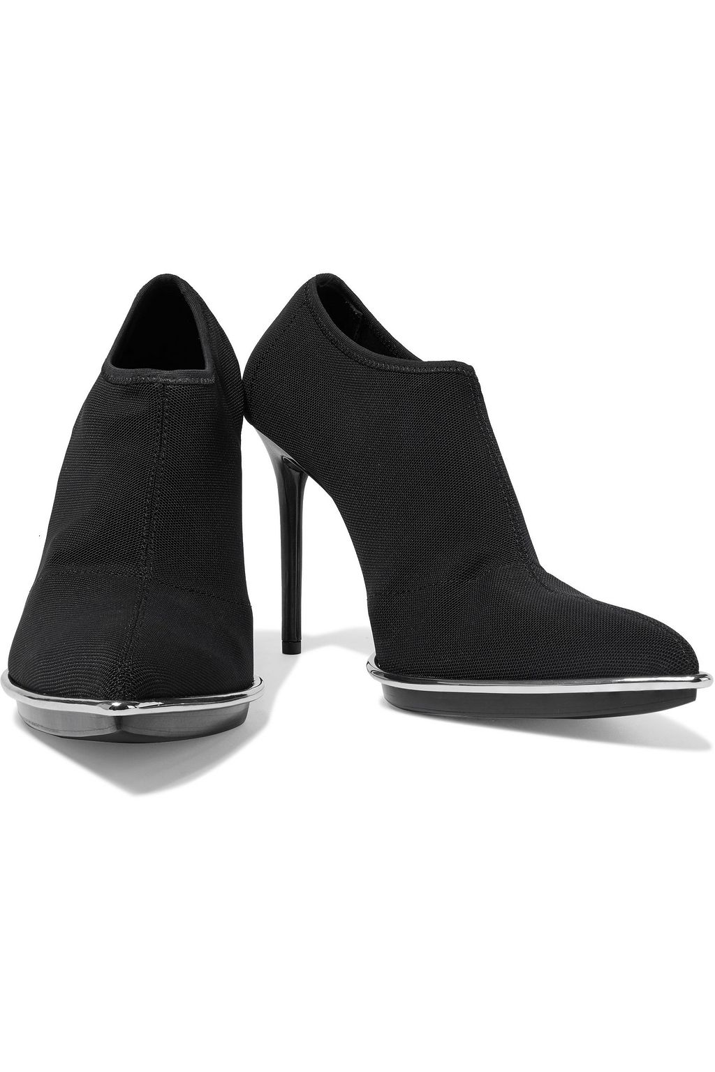 ALEXANDER WANG Cara stretch-mesh ankle boots