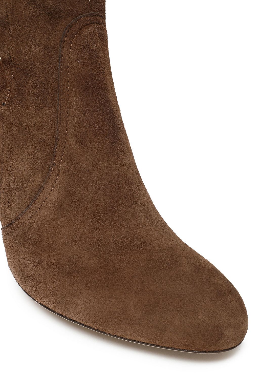 JIMMY CHOO Lace-up suede thigh boots