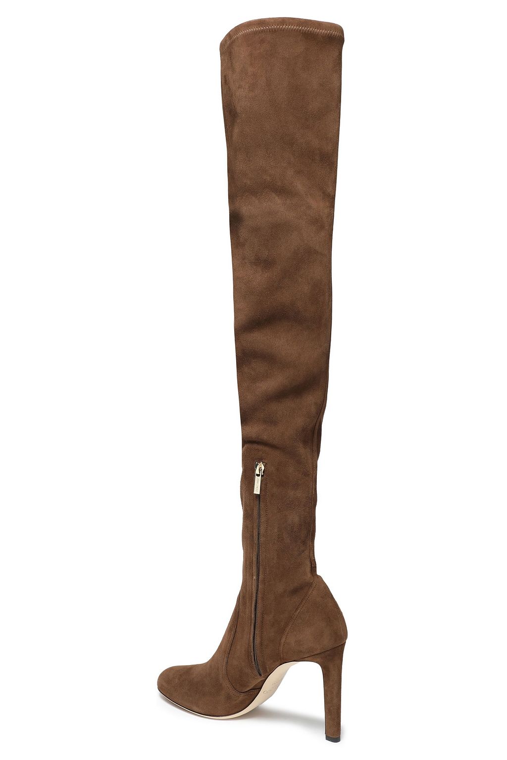 JIMMY CHOO Lace-up suede thigh boots