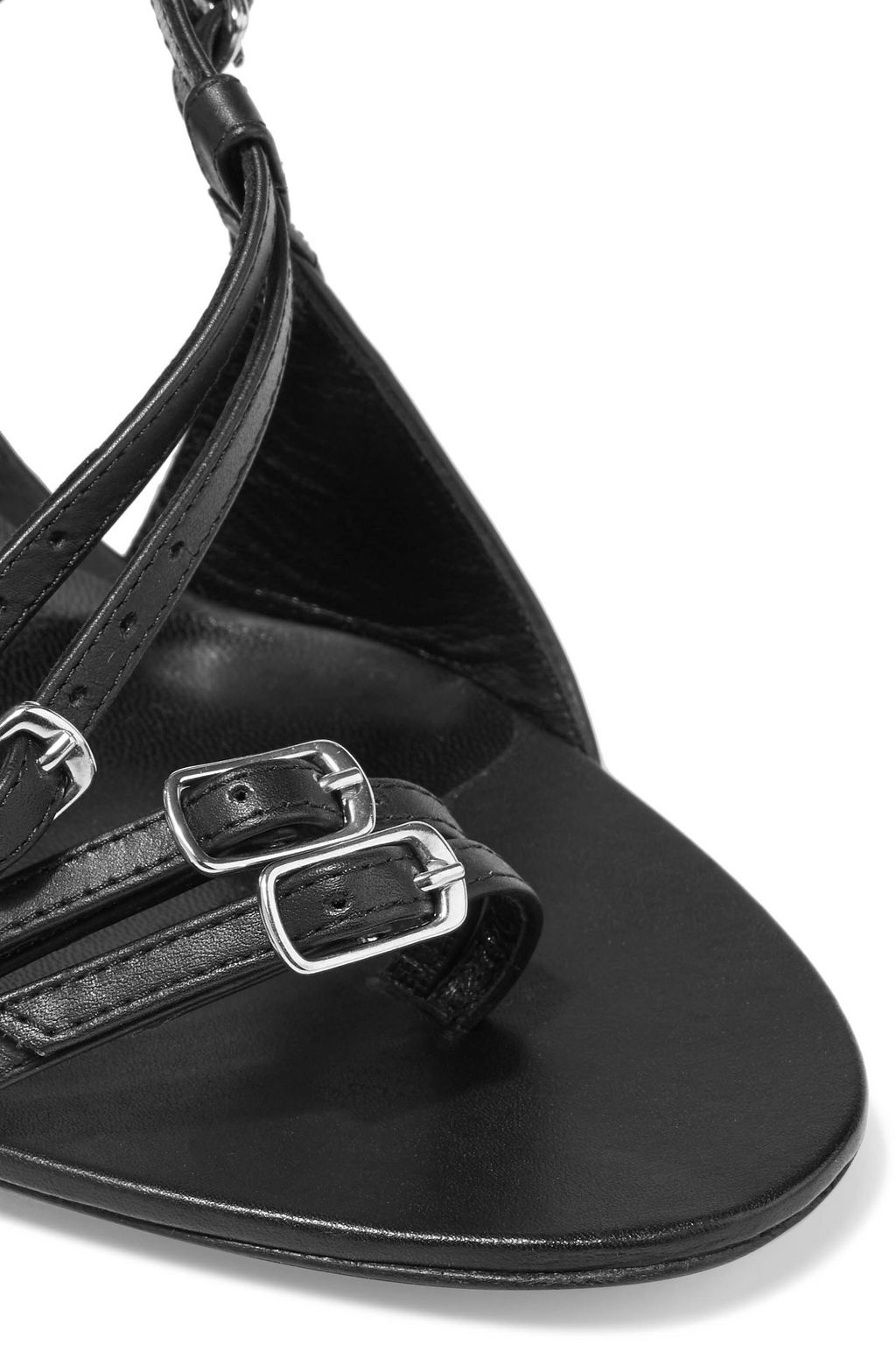 ALEXANDER WANG Kayla buckled leather sandals