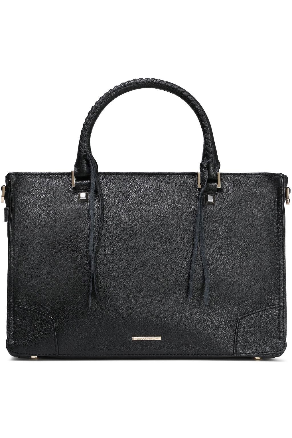 REBECCA MINKOFF Textured-leather tote