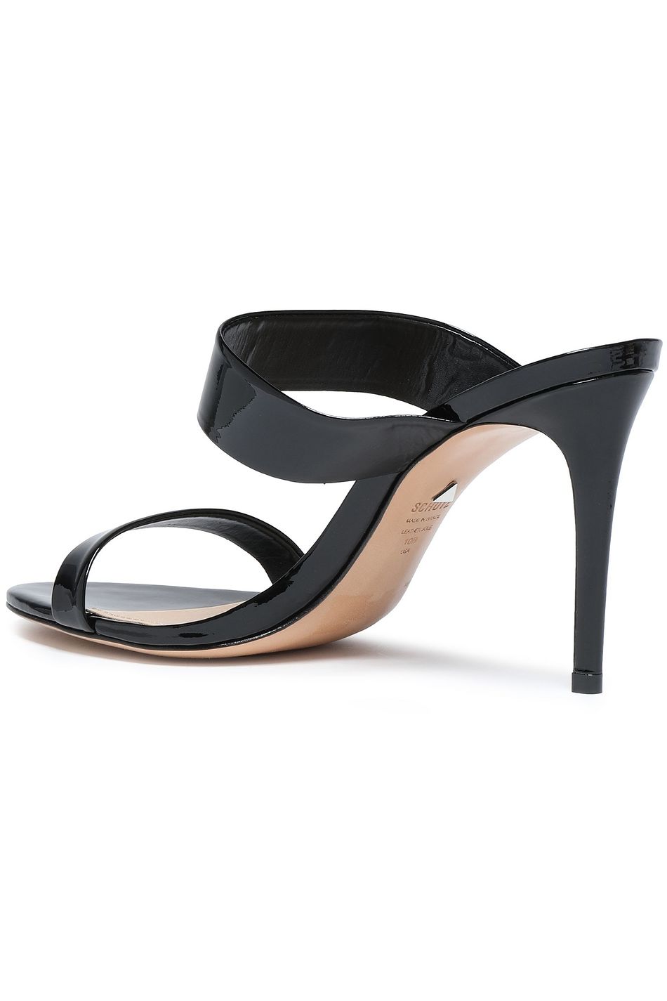 schutz leather mules