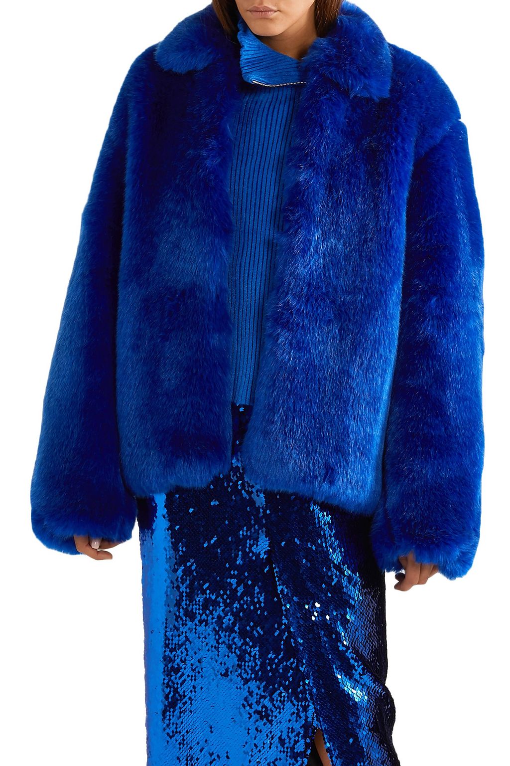 LAPOINTE Faux fur coat