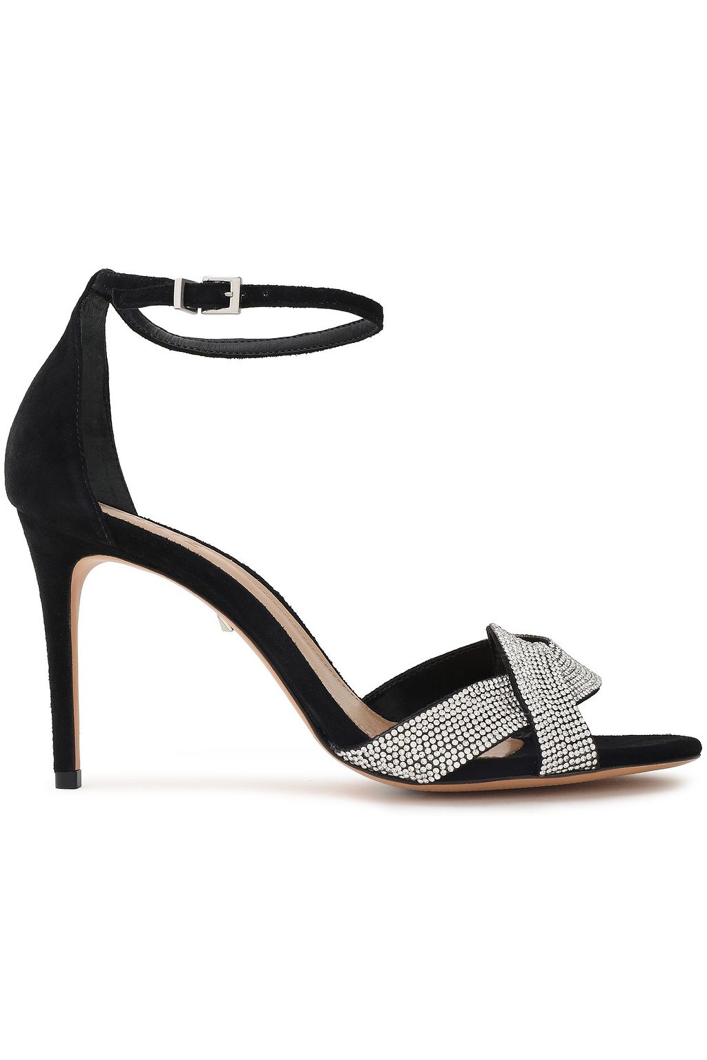 laura crystal embellished ankle strap sandal