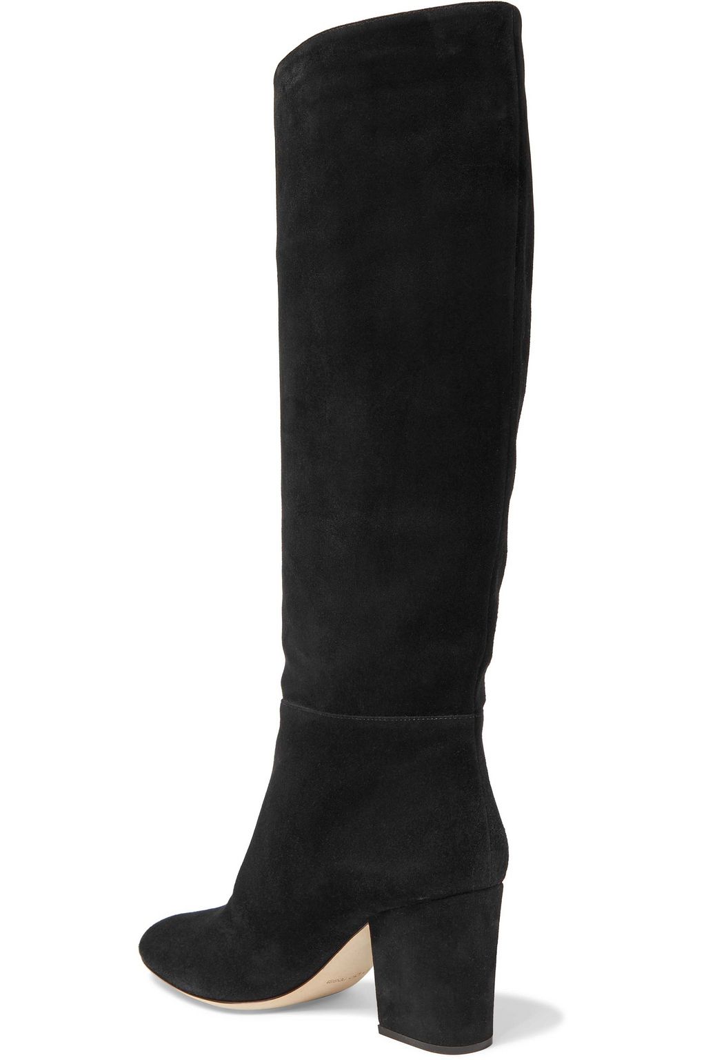 SERGIO ROSSI Suede knee boots
