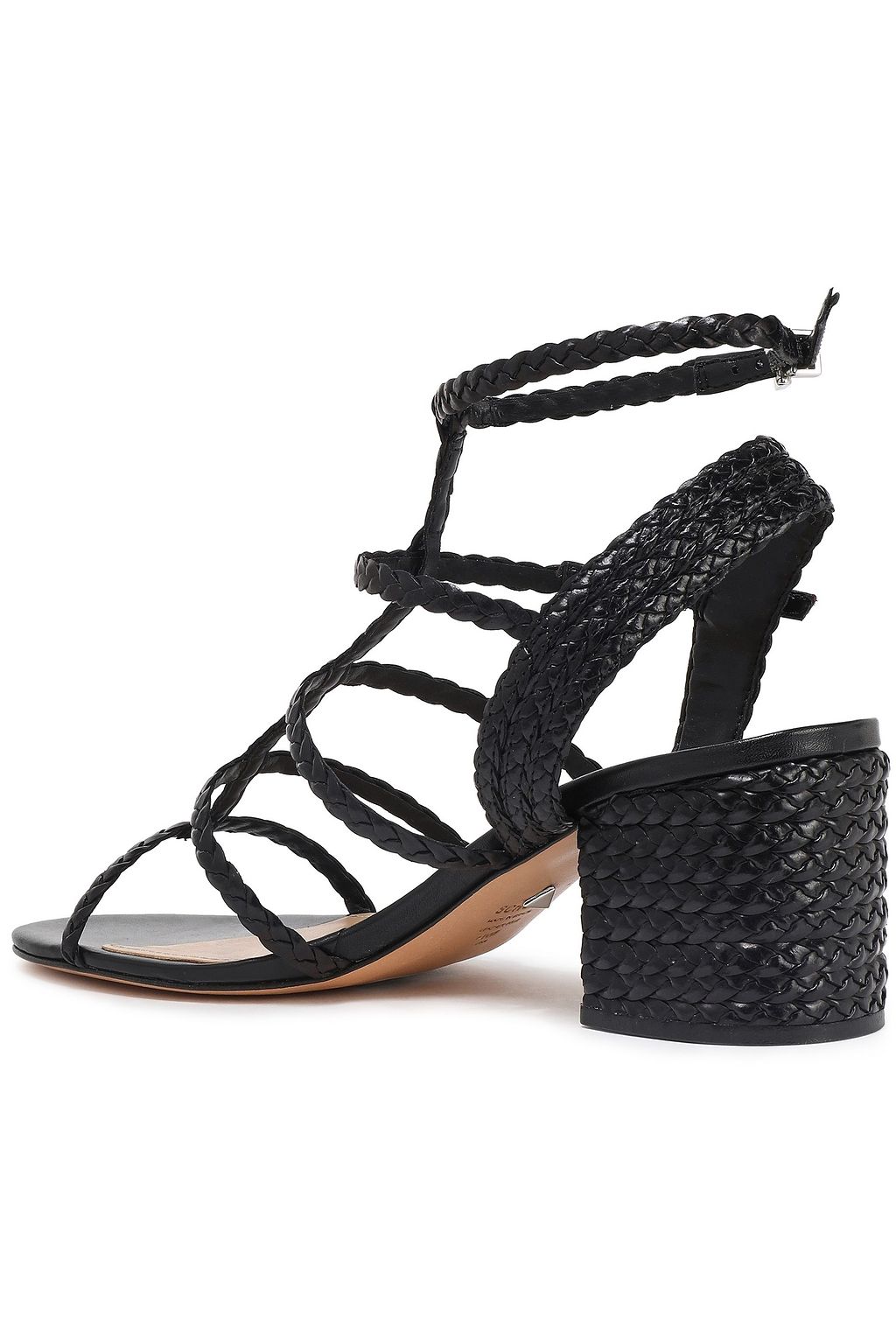 SCHUTZ Braided leather sandals