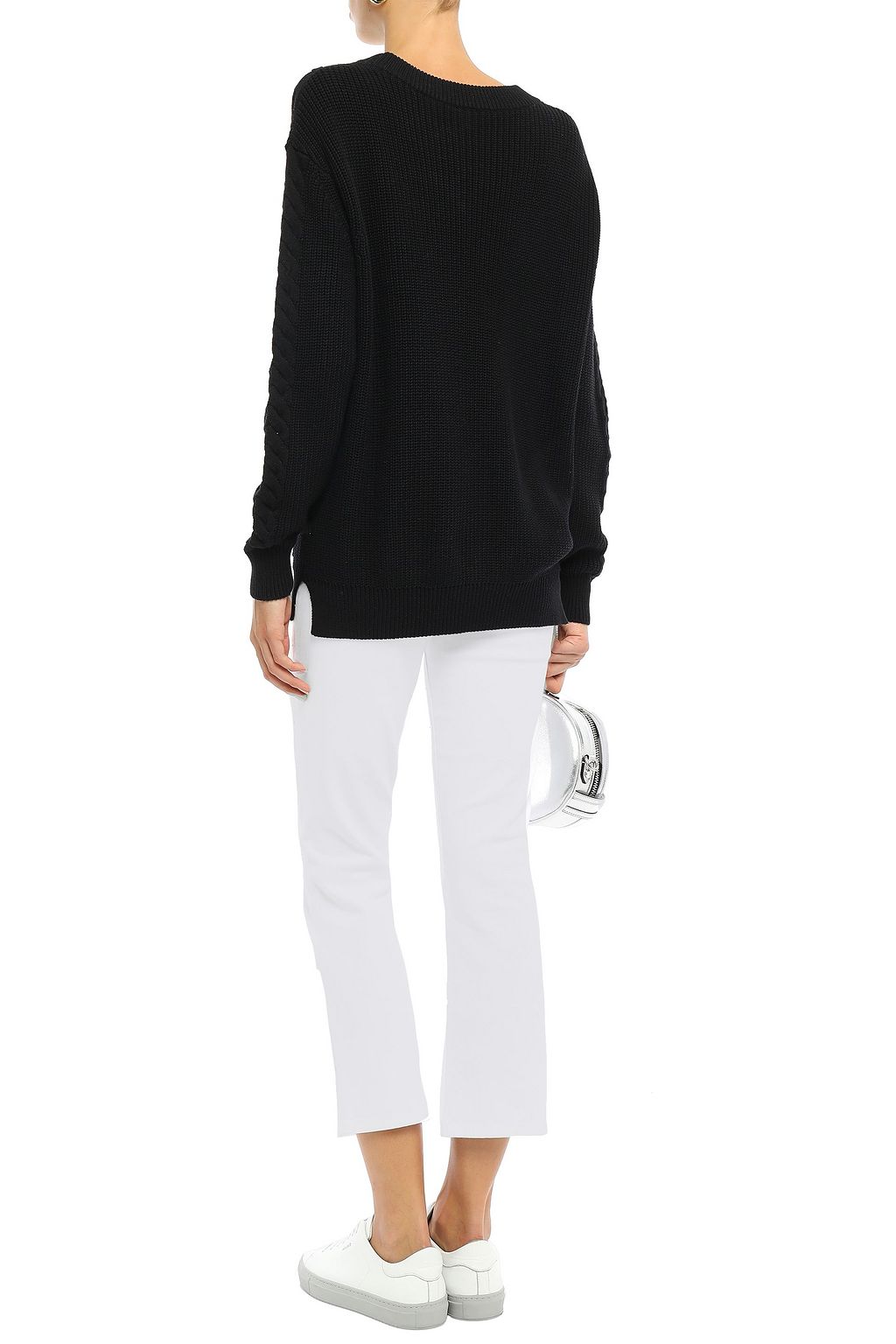 J BRAND Studded mid-rise kick-flare jeans