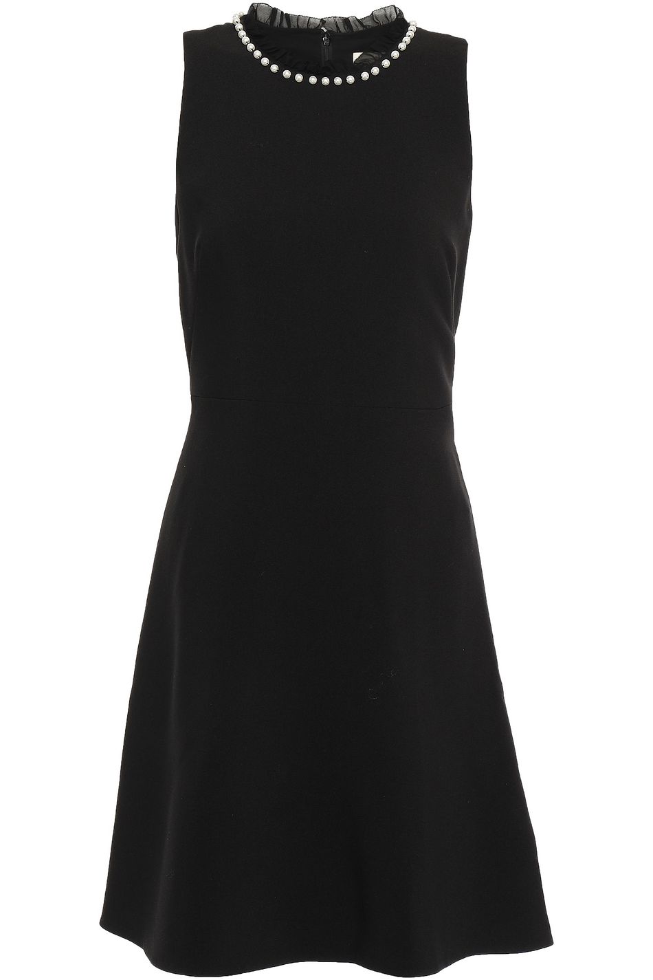 kate spade black dress with pearls