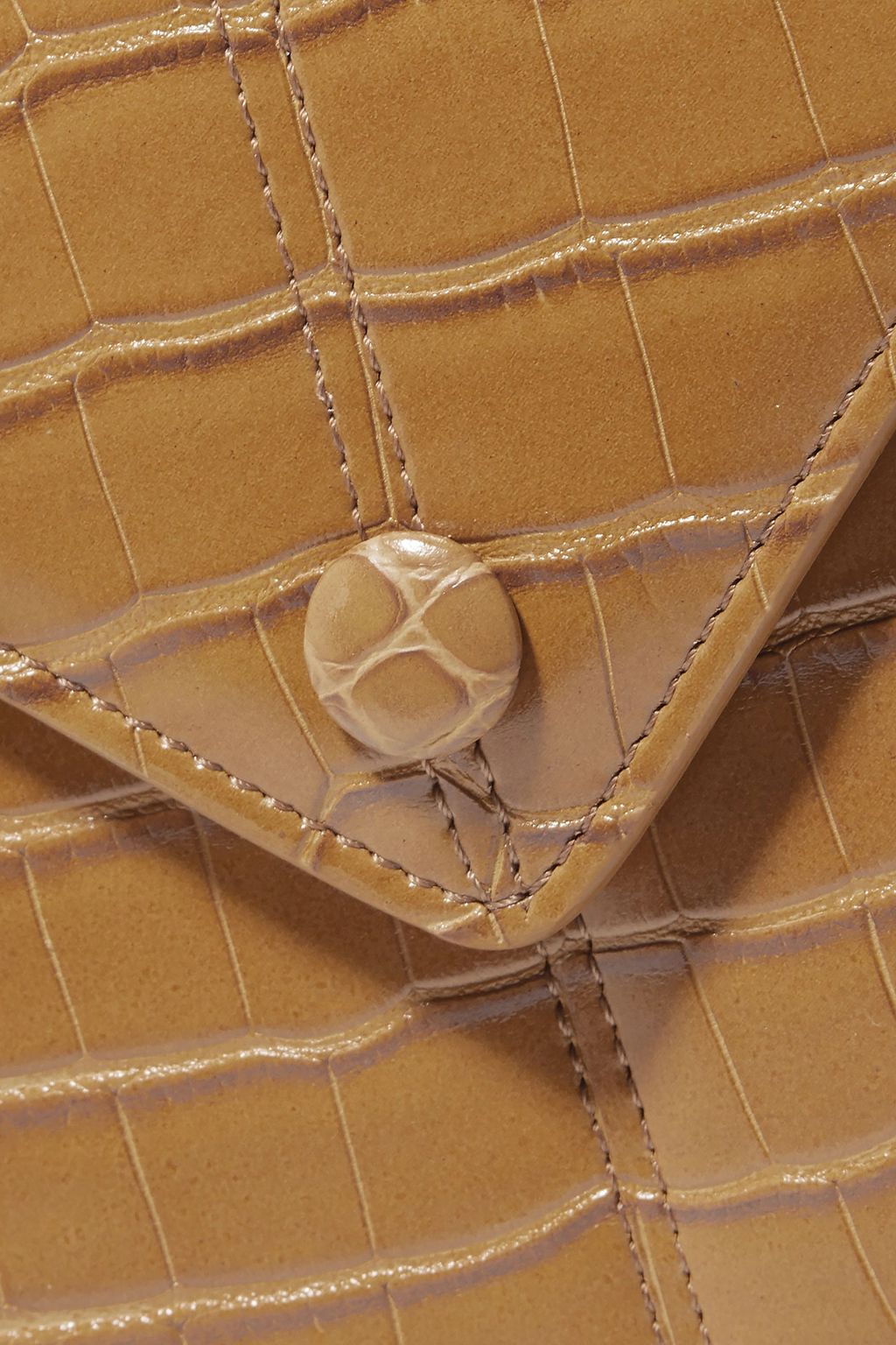 NANUSHKA Tove croc-effect vegan leather shoulder bag