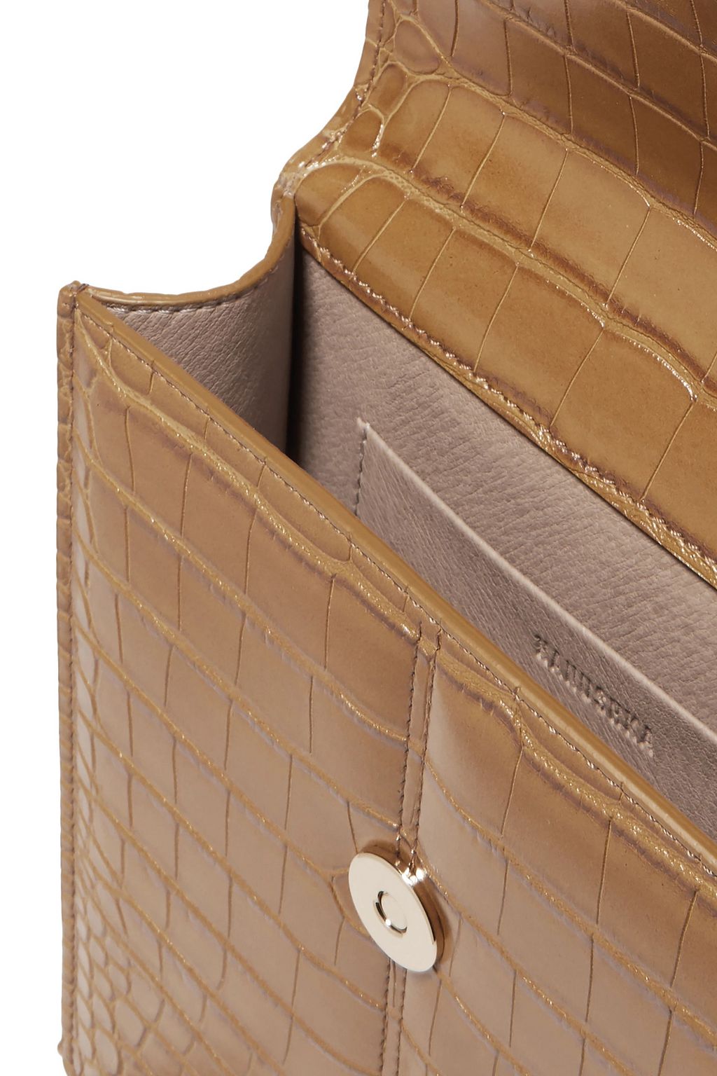 NANUSHKA Tove croc-effect vegan leather shoulder bag