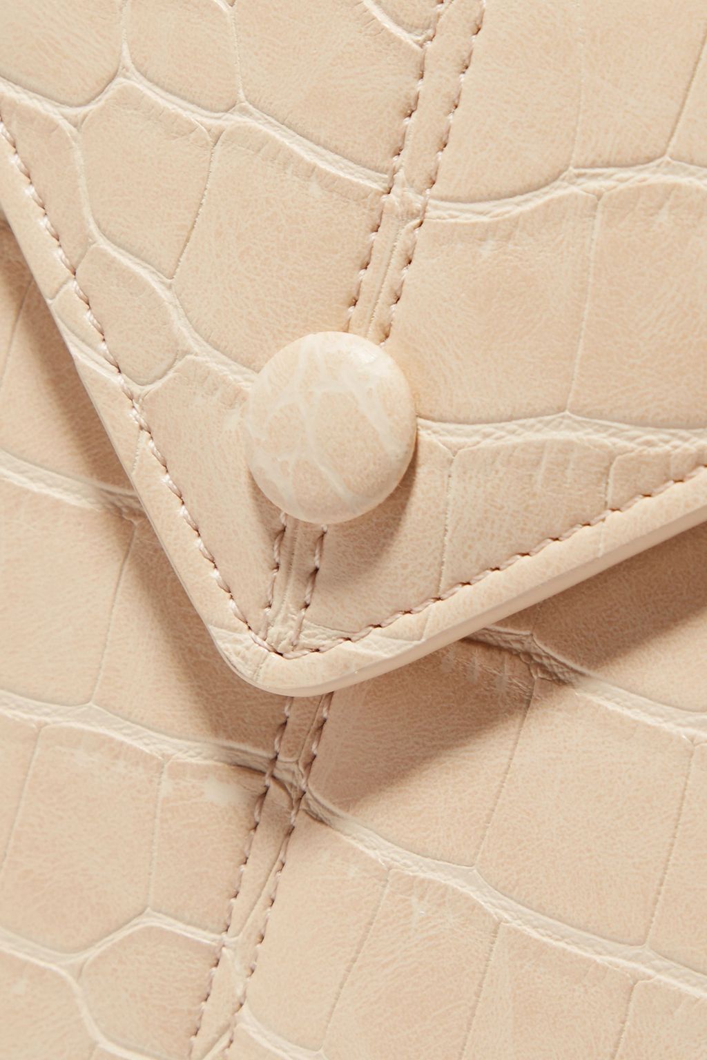NANUSHKA Tove croc-effect vegan leather shoulder bag